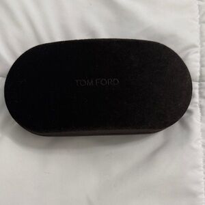 Tom Ford Black Velvet Oval Sunglasses Case